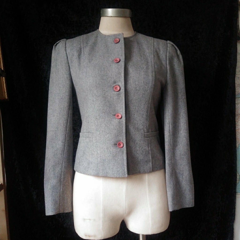 Grey Button-Up Jacket